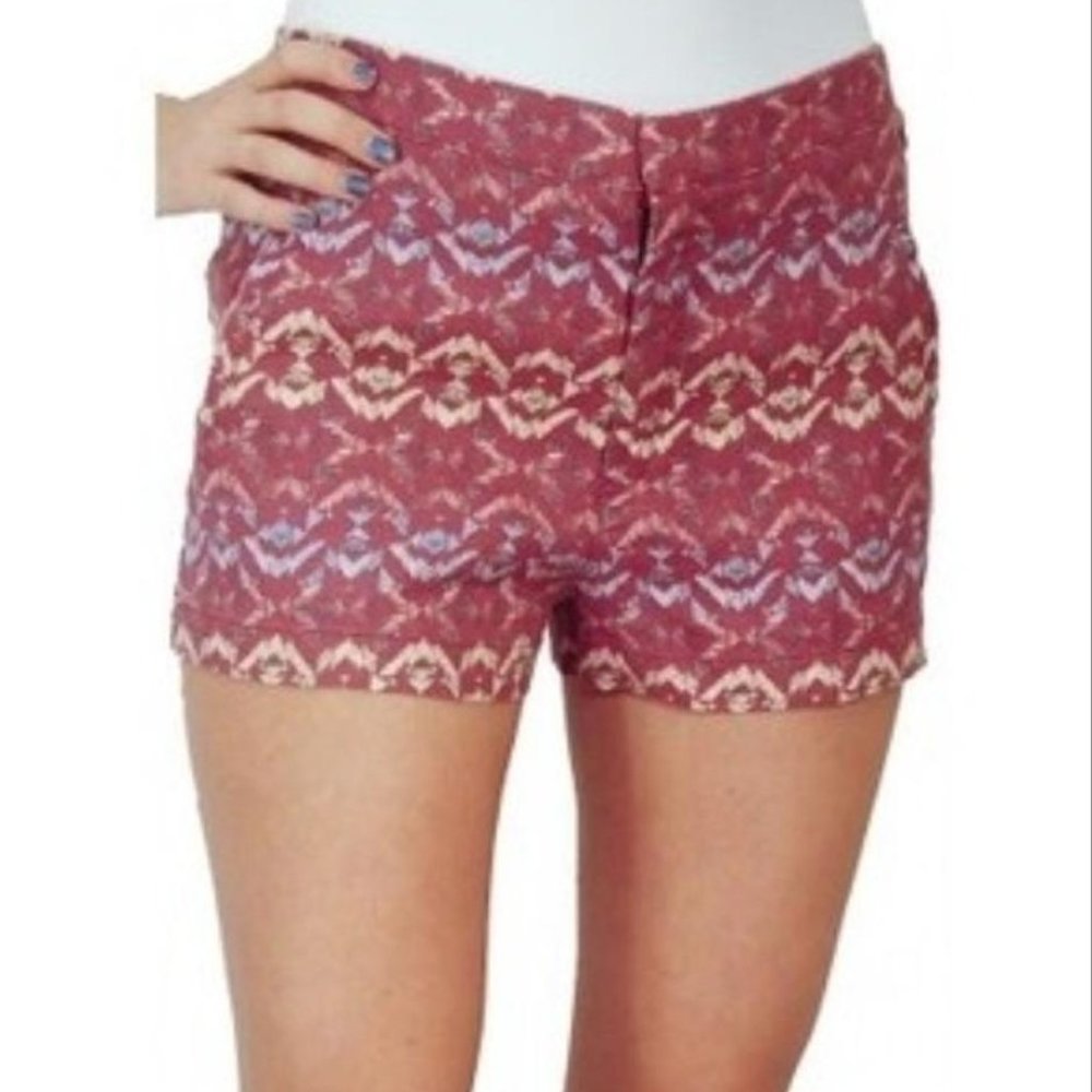 Free People Wild Plum Tribal Midrise Boho Shorts